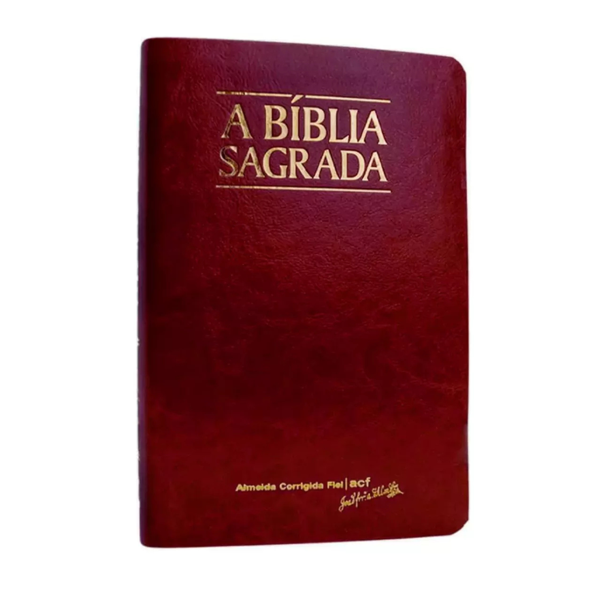 Bíblia ACF Letra Gigante - Luxo Vinho