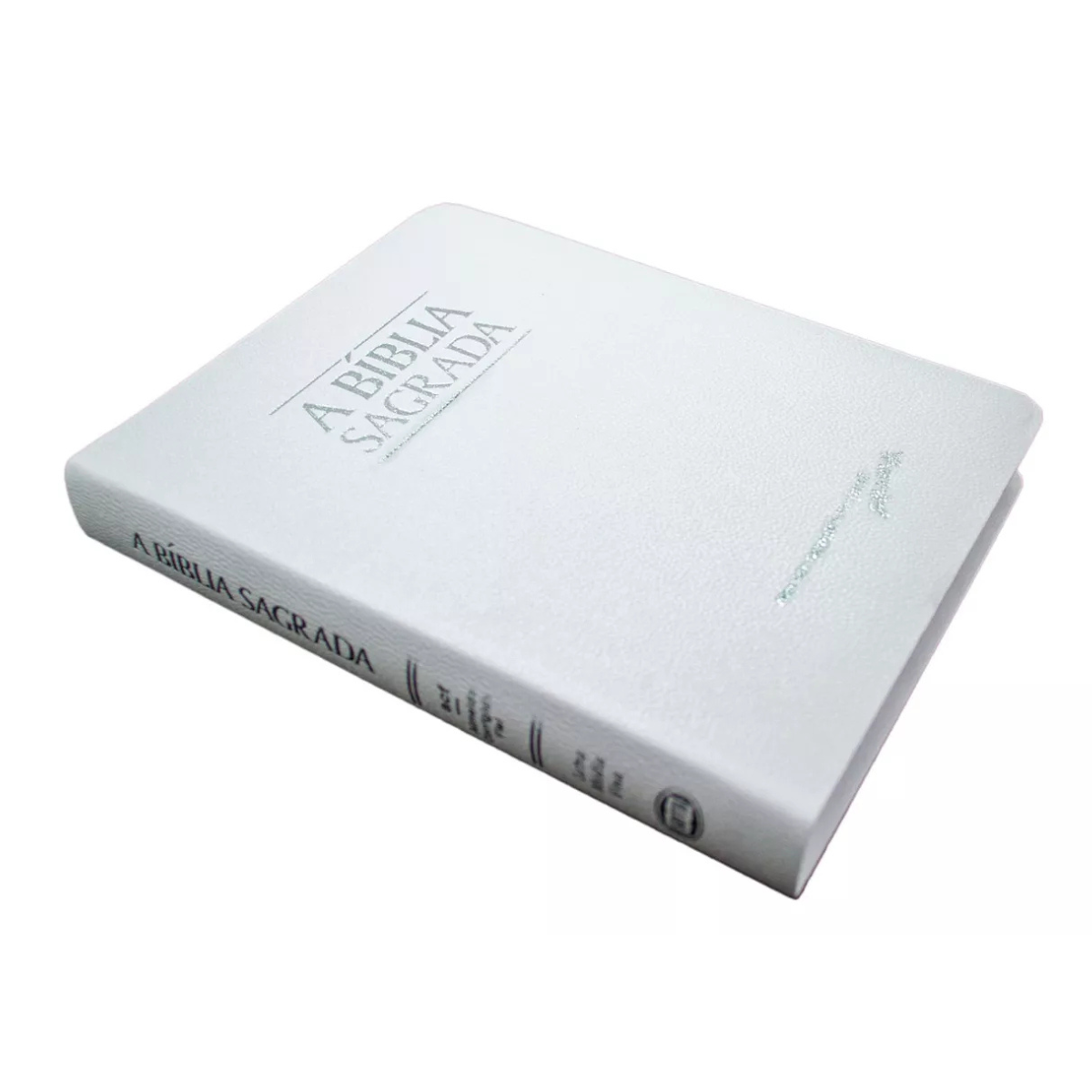 Bíblia ACF Letra Média Fina Semi Luxo Branca - Imagem 2
