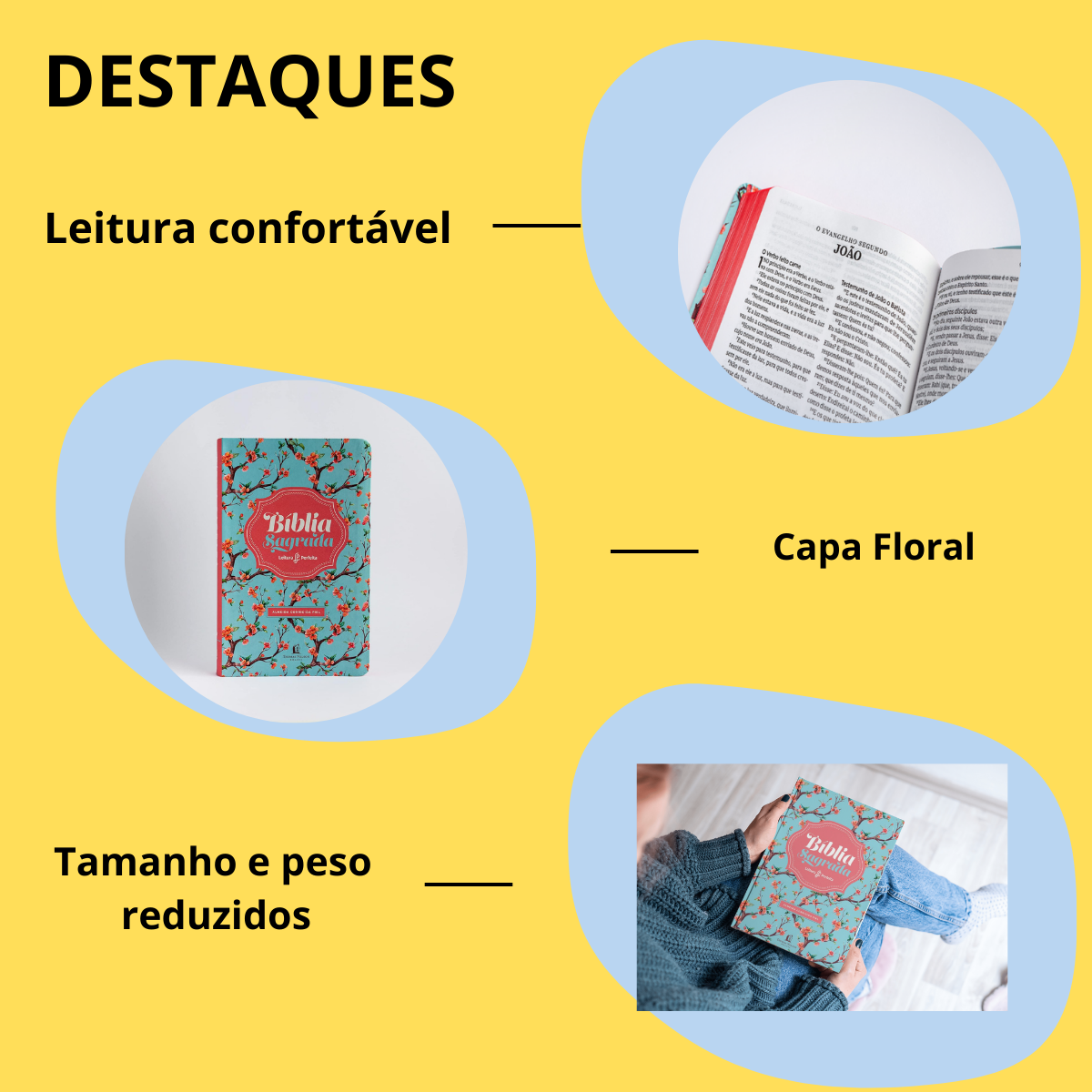 Bíblia Sagrada Floral Leitura Perfeita ACF - Imagem 4