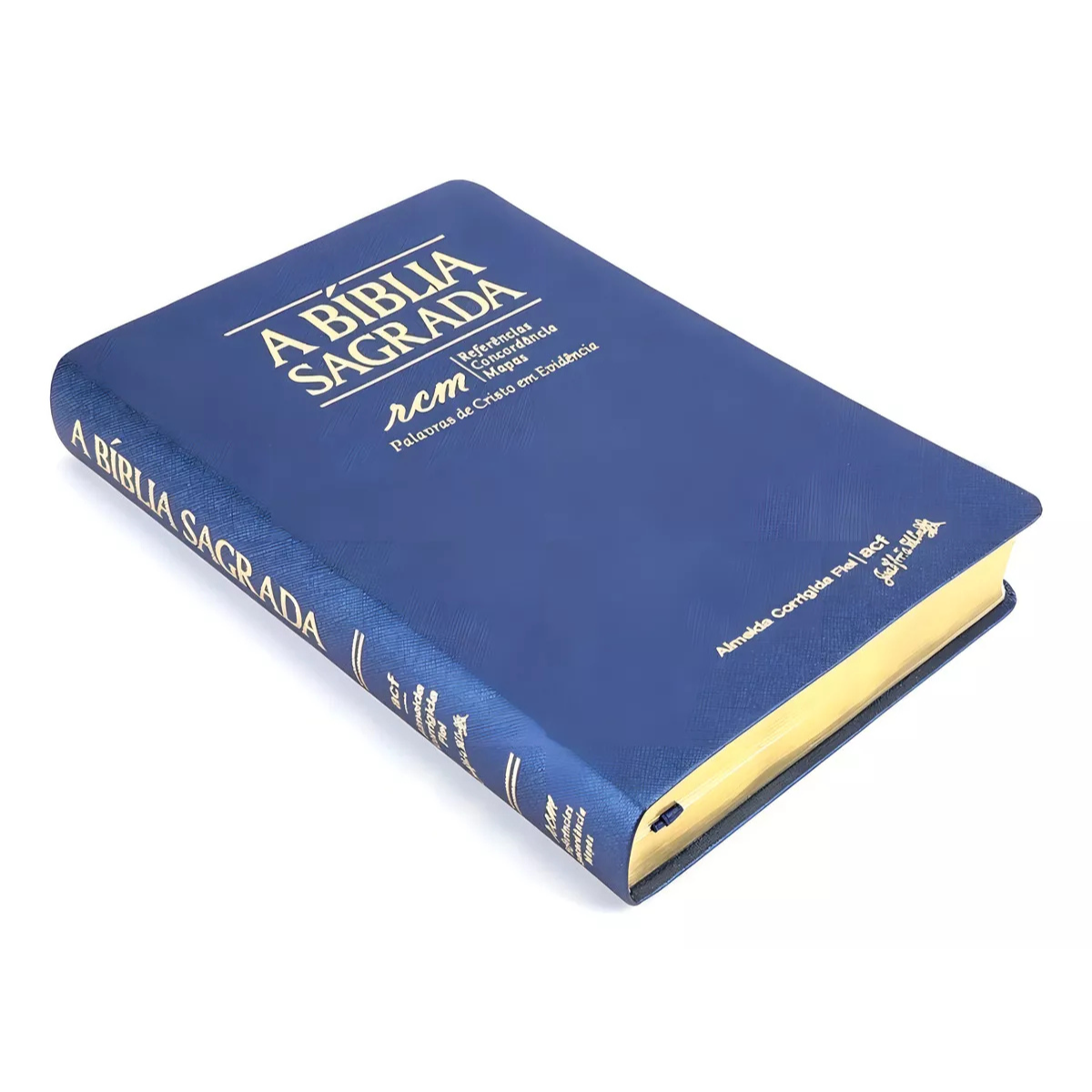 BIBLIA  RCM GRANDE AZUL EVIDENCIA