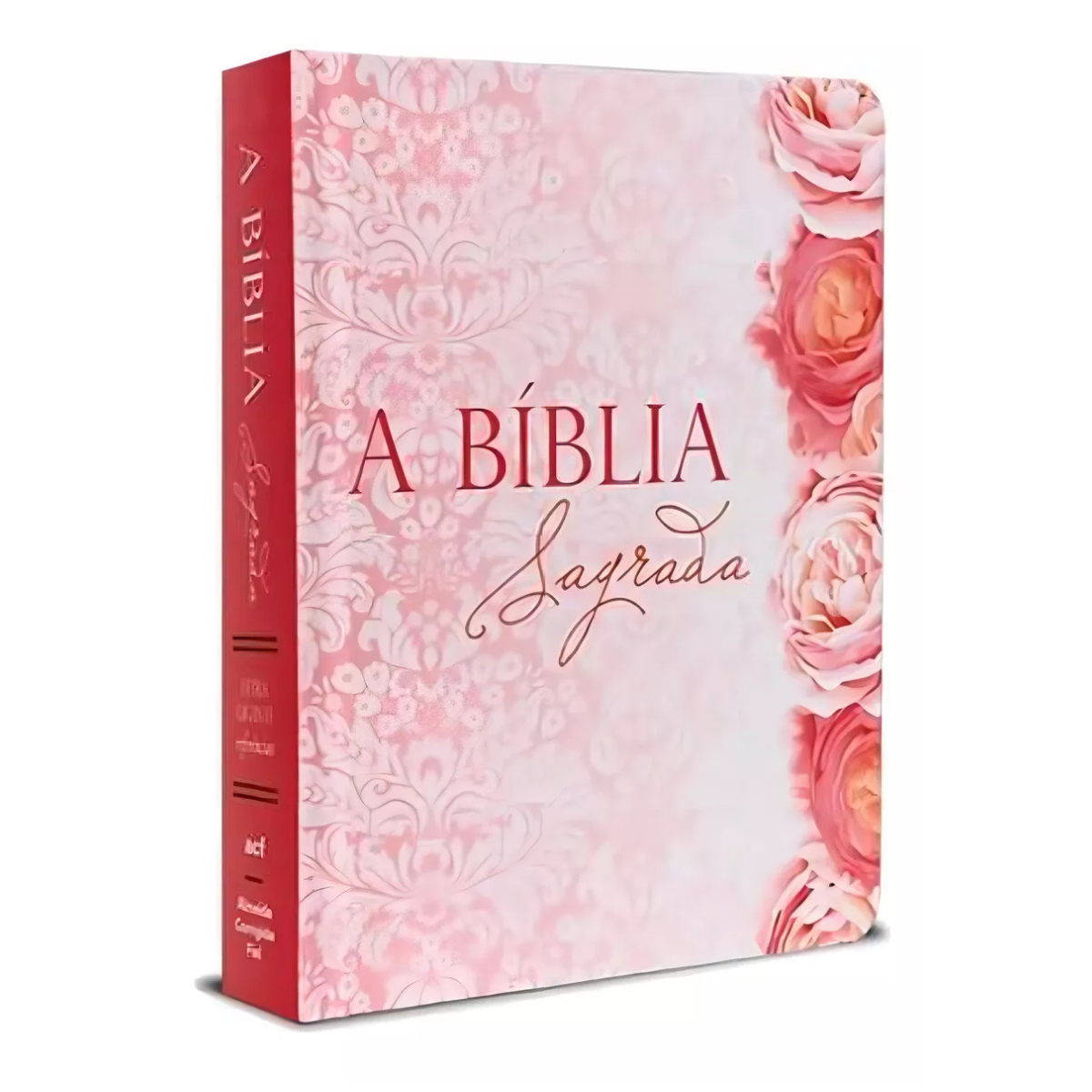 Bíblia ACF Letra Gigante com Ref e Mapas Rosas
