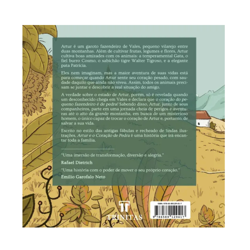 Livro Artur e o Coração de Pedra Guilherme Iamarino