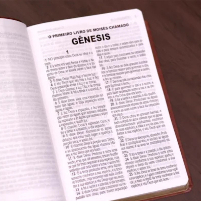 Bíblia ACF Letra Gigante Luxo Caramelo - Imagem 6