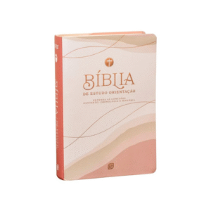 BÍBLIA DE ESTUDO ORIENTAÇÃO CAPA ROSE OLIVE VERSÃO NVI