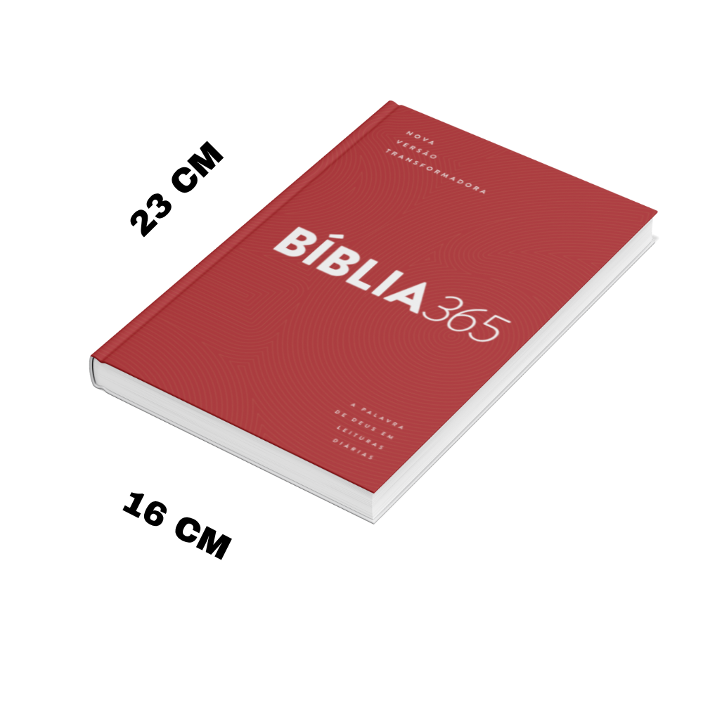 Bíblia 365 NVT Vermelha A Palavra de Deus em Leituras Diárias - Imagem 3