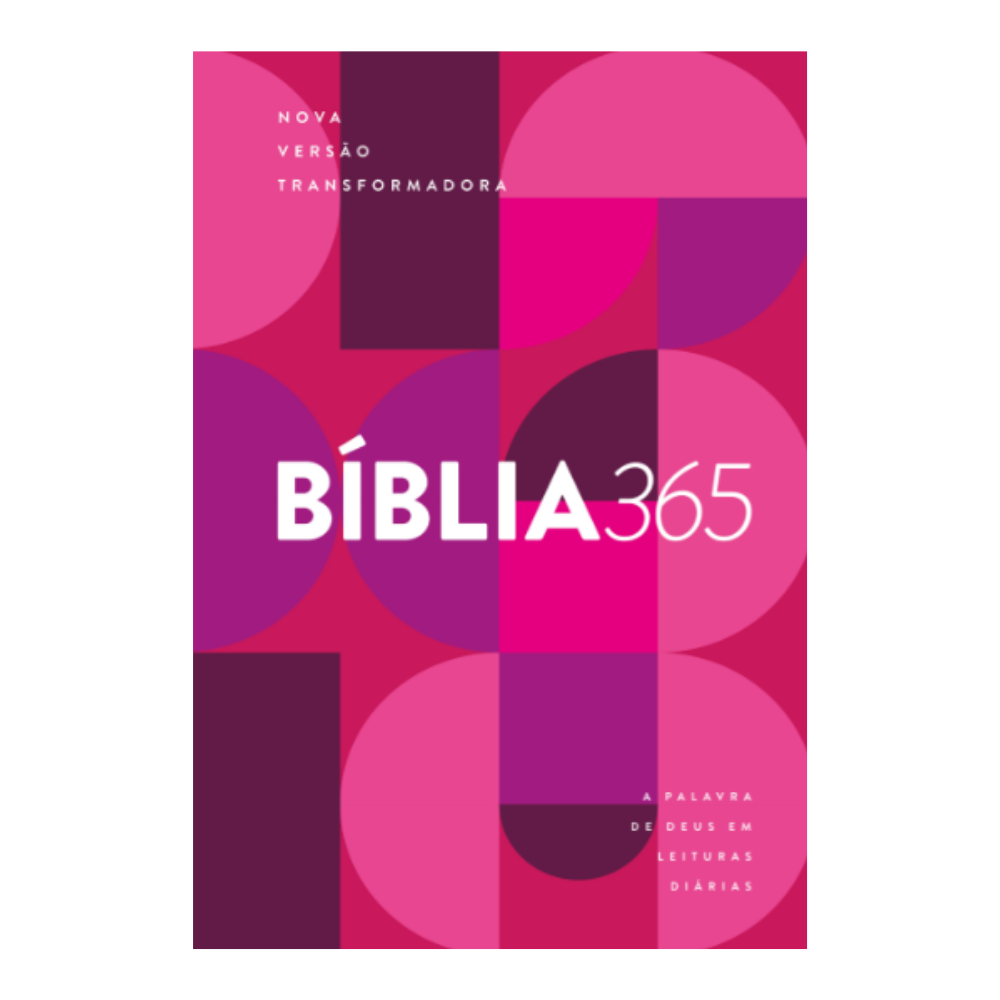 Bíblia 365 Roxa Feminina NVT Letra Grande Capa Dura - Imagem 2