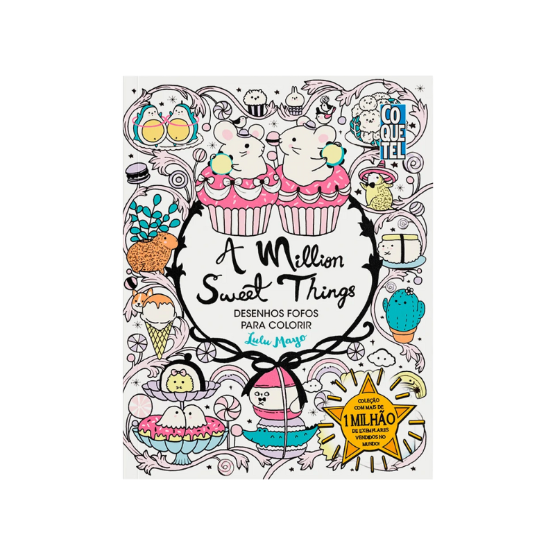 A Million Sweet Things Desenhos Fofos para Colorir - Imagem 3