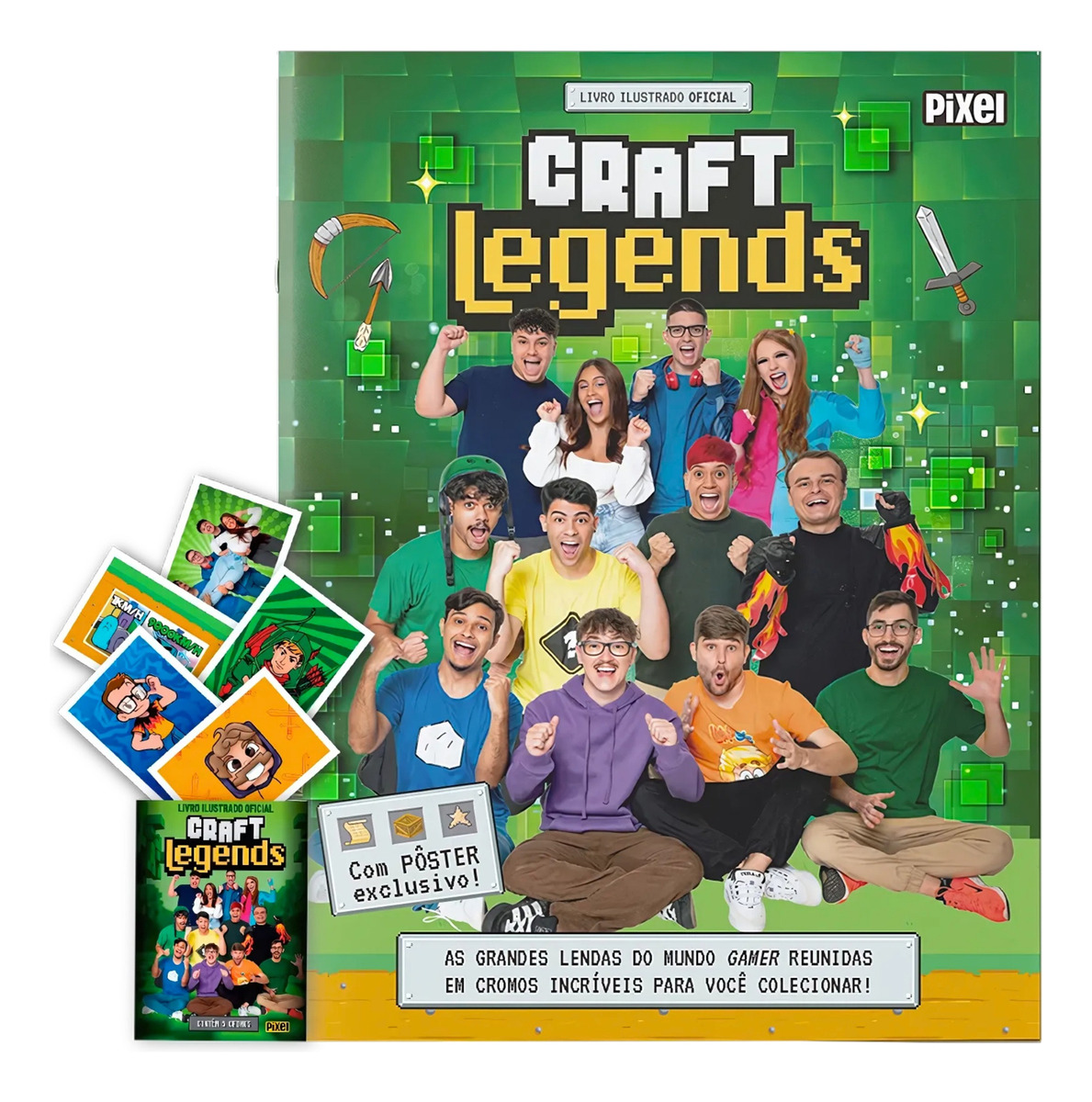 Album Craft Legends - 50 figurinhas