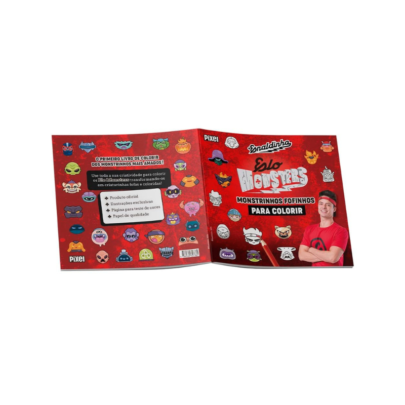Livrão Elo Monsters Monstrinhos Fofinhos para Colorir - Imagem 2