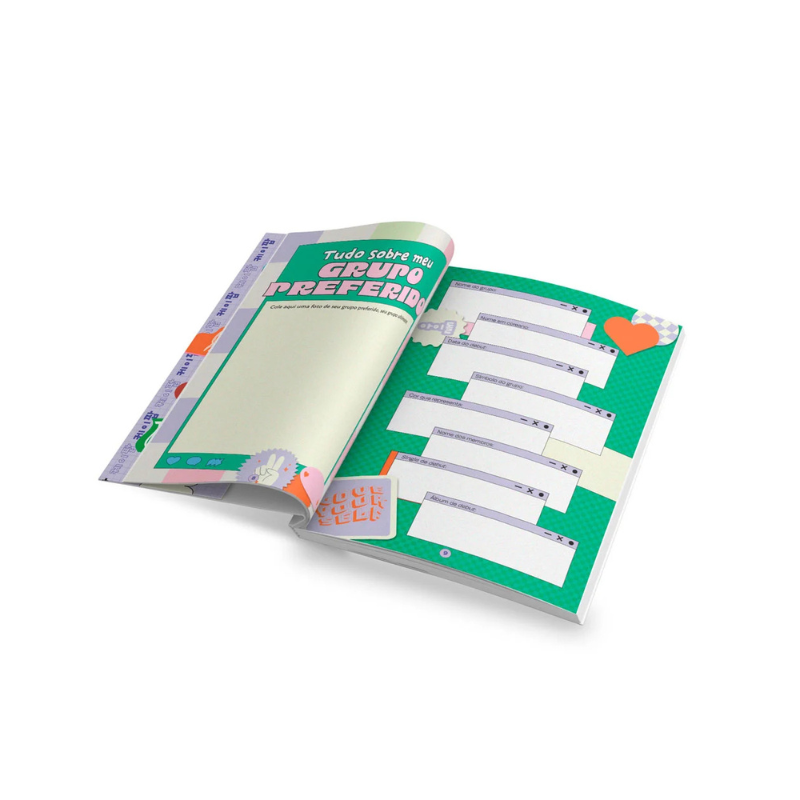 Livrão Meu Diário K-pop Editora Pixel - Imagem 2