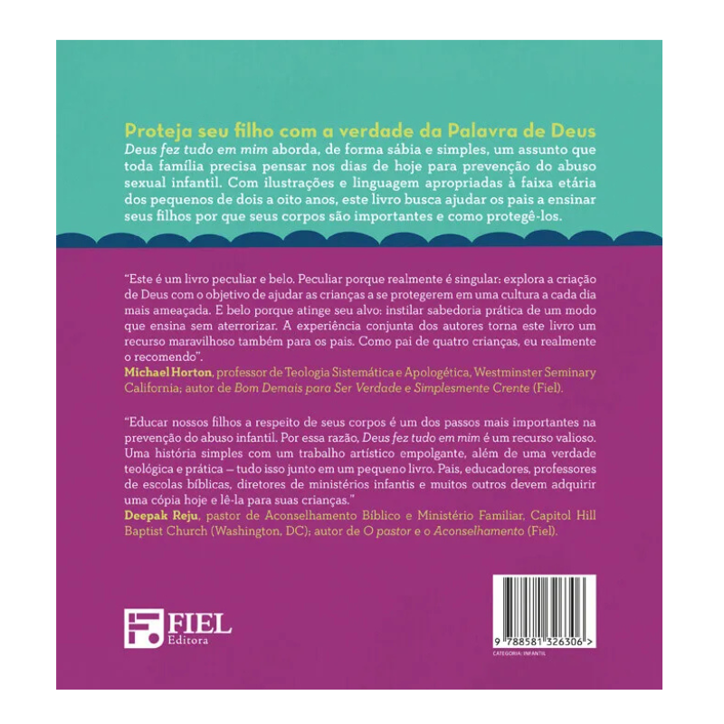 Livro Deus Fez Tudo em Mim Um Livro para Ajudar as Crianças a Protegerem seus Corpos - Imagem 2