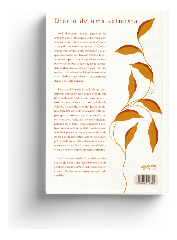 Livro Diário De Uma Salmista 21 Dias De Devocionais Rachel Malafaia - Imagem 3