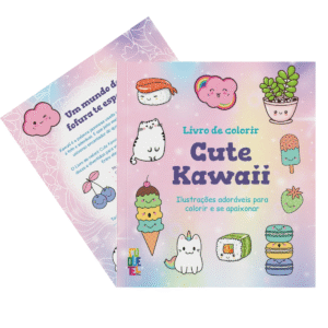 LIVRO DE COLORIR - CUTE KAWAII