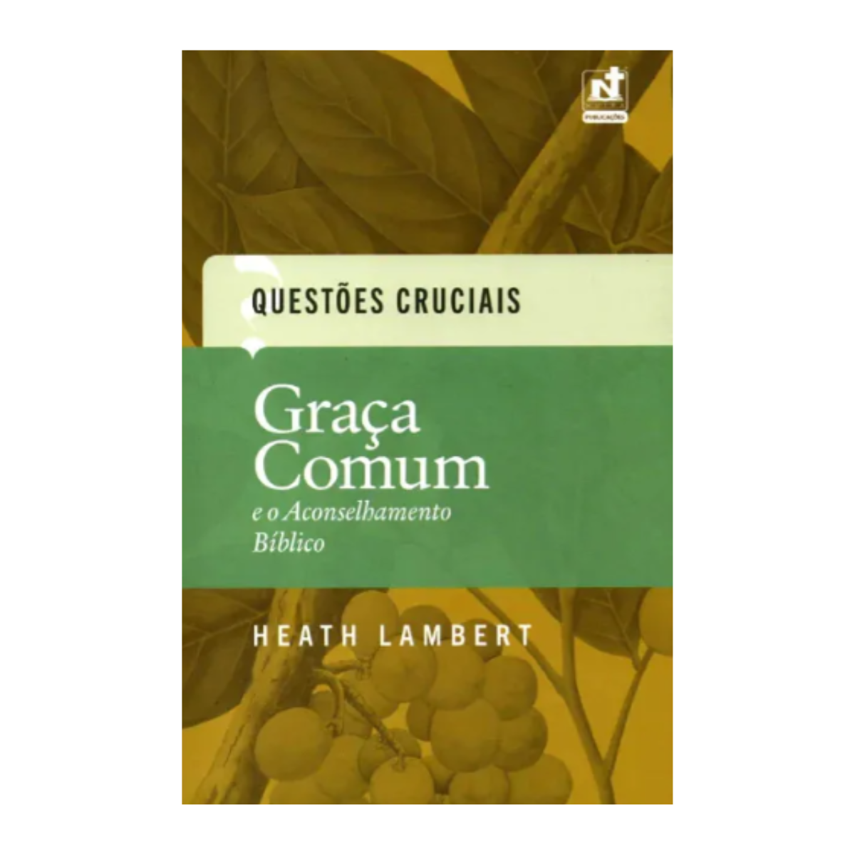 LIVRO GRACA COMUM E O ACONSELHAMENTO BIBLICO ED. NUTRA