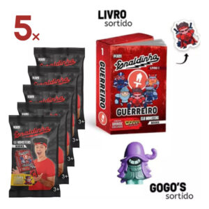 Kit 5 Envelopes Mini Livros Elo Monsters Enaldinho Oficial Com Gogos Pixel