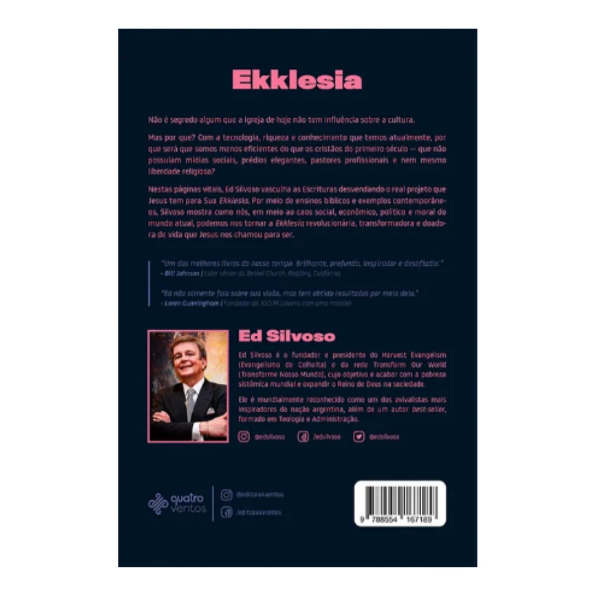 LIVRO EKKLESIA EDITORA QUATRO VENTOS - Imagem 3