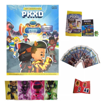 Álbum de figurinhas - PKXD c/ 50 figurinhas + poster & brinde!