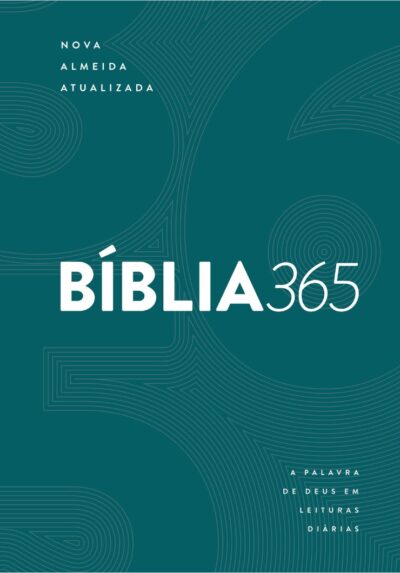 Capa do livro Bíblia 365 NAA verde - capa dura
