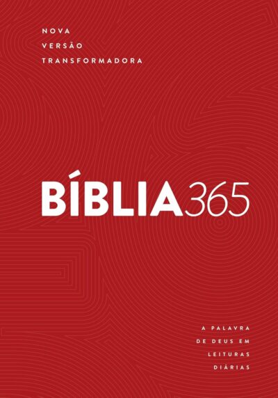 Capa do livro Bíblia 365 Standard vermelha | NVT letra grande | capa dura