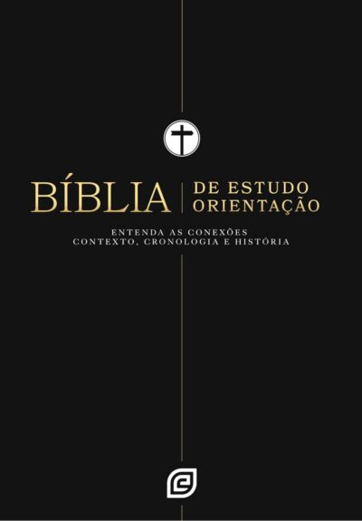 Capa do livro Bíblia de estudo Orientação - capa black