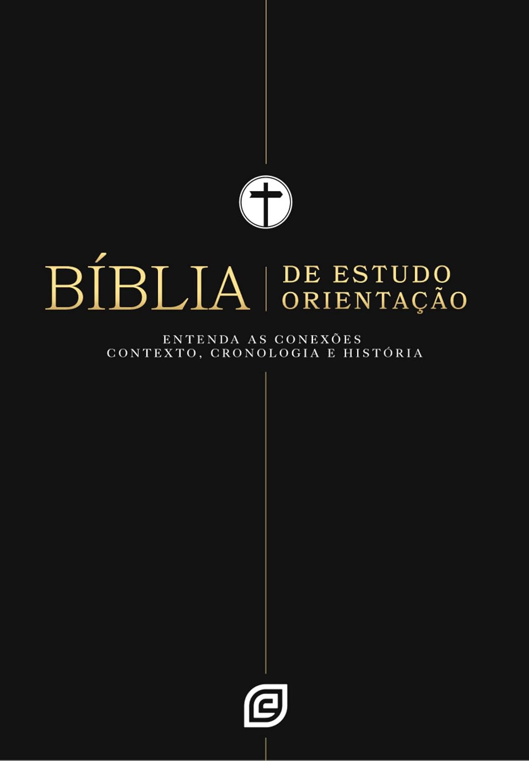 Capa do livro Bíblia de estudo Orientação - capa black