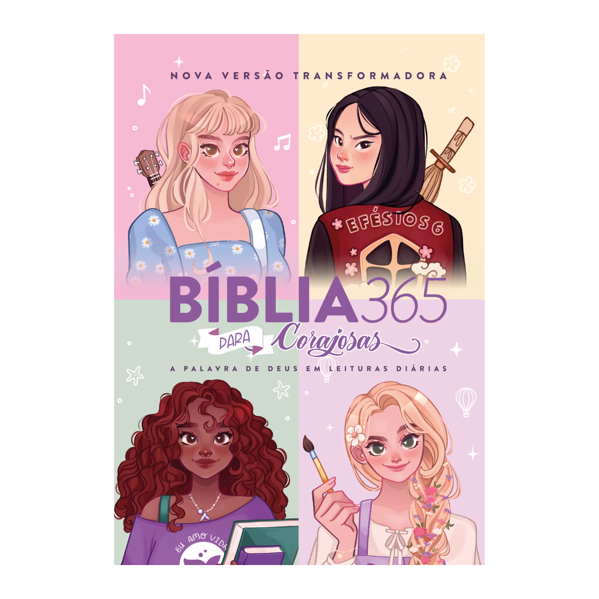 BÍBLIA 365 NVT CORAJOSAS 2 - CAPA DURA