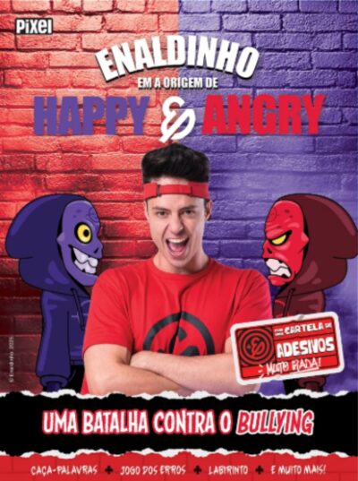 Capa do livro Enaldinho em A origem de Happy & Angry